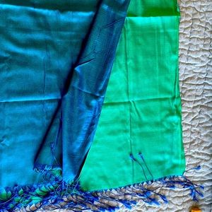 Scarf Blue and Green